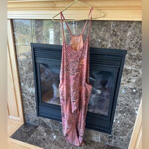 Free people hot shot printed romper small